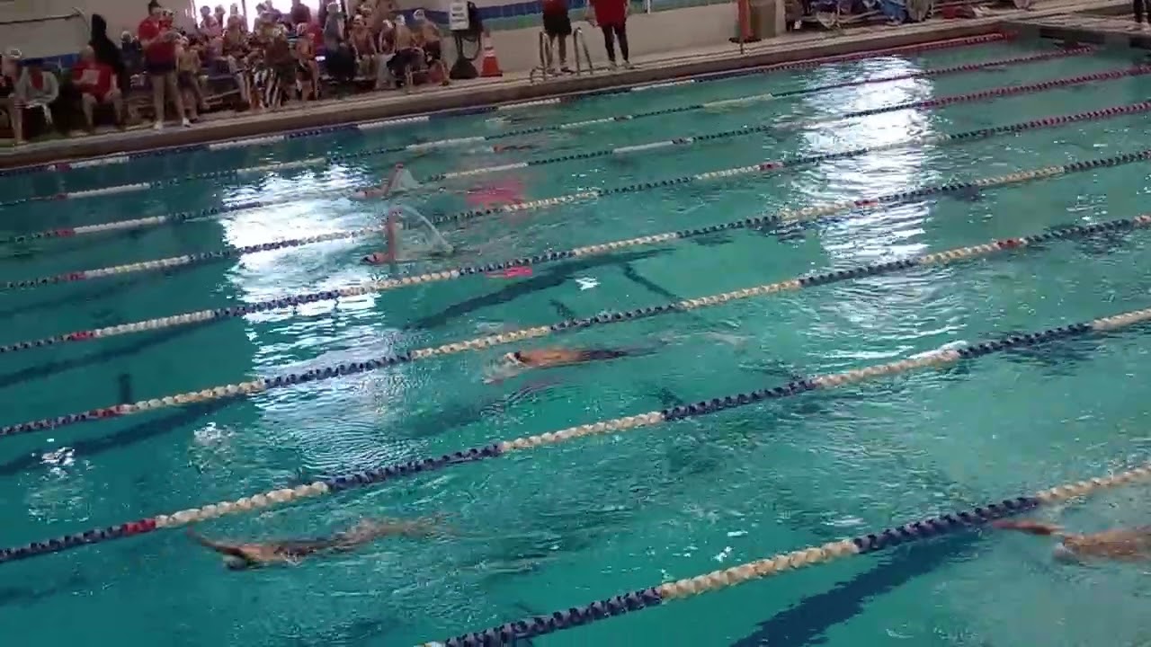 2026 RMSC Gender Blender Mini Meet Day 1 - Mixed 8-Year-Old 50-Yard Backstroke Heat 4