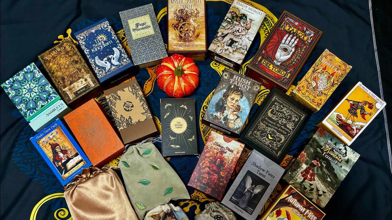 Подборка Осенних колод Таро🍁🍂🍄🍂🍁 My Autumn Tarot Deck.