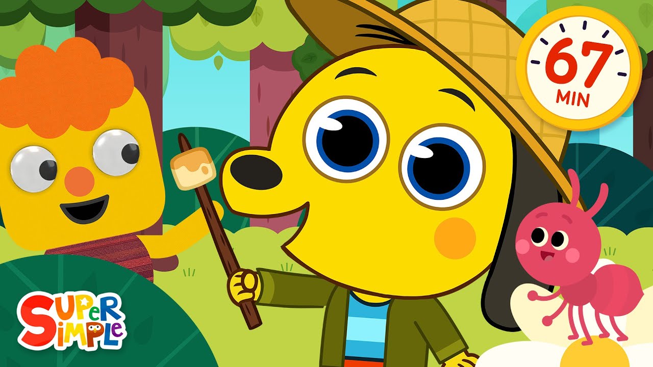 When We Go Camping + More | Kids Road Trip Songs | Super Simple Songs