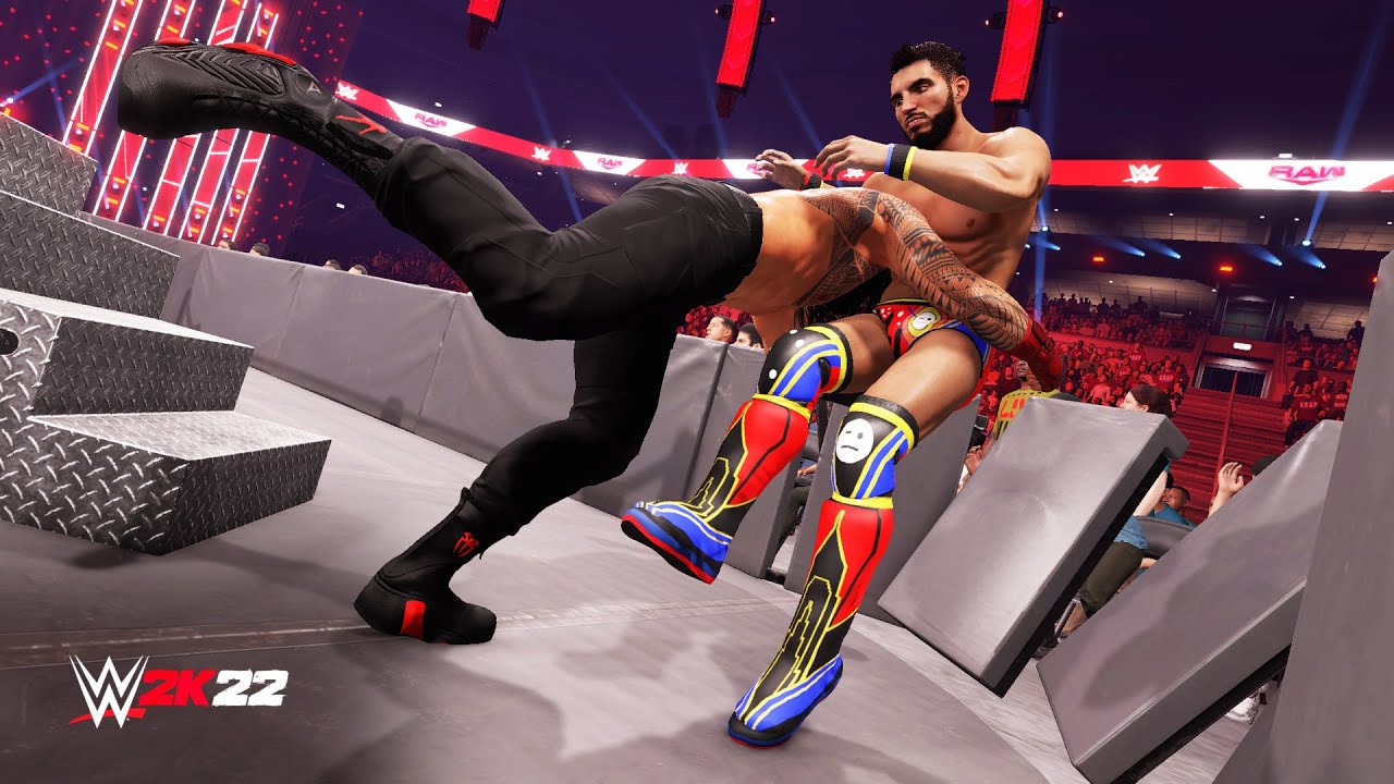 WWE 2K22: Top 10 Spears By Roman Reigns!