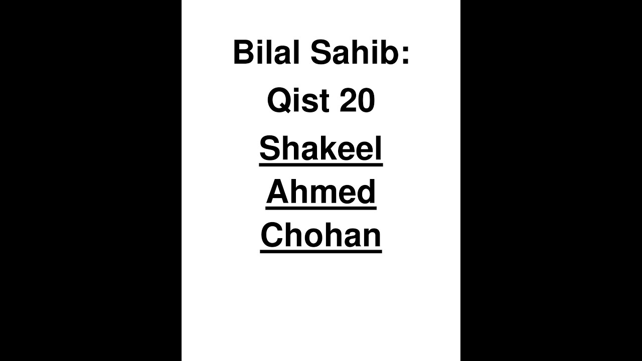 Urdu novel | Bilal Sahib | Qist 20 | Shakeel Ahmed Chohan