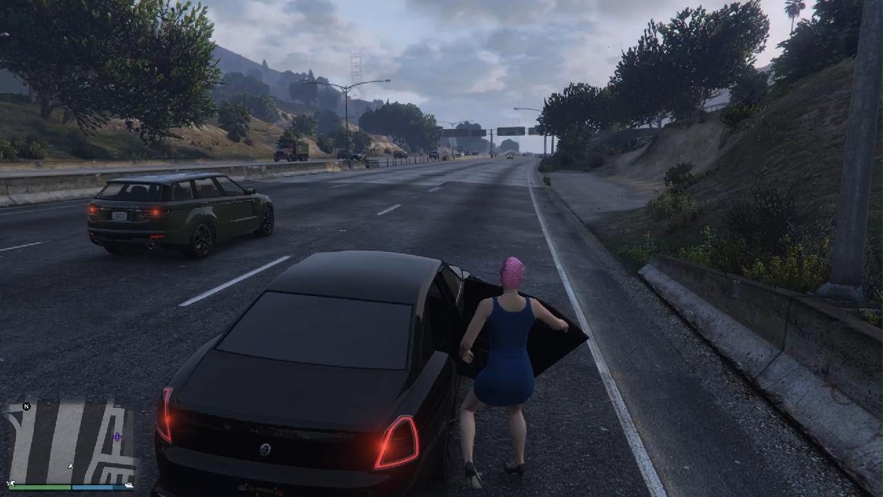 GTA Mansion Limo Service - the AI ignores the GPS route and drops me off on the highway 🤣🤣