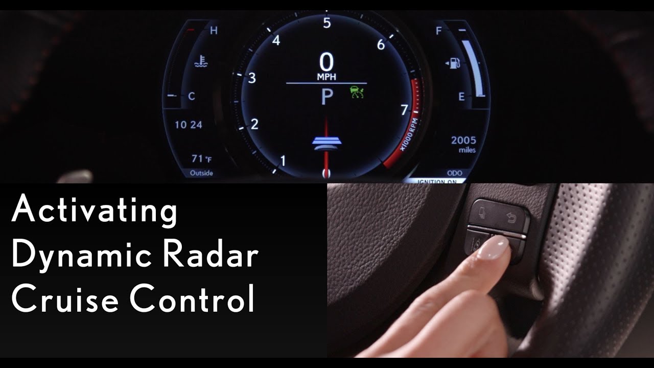 How-To Use Dynamic Radar Cruise Control | Lexus
