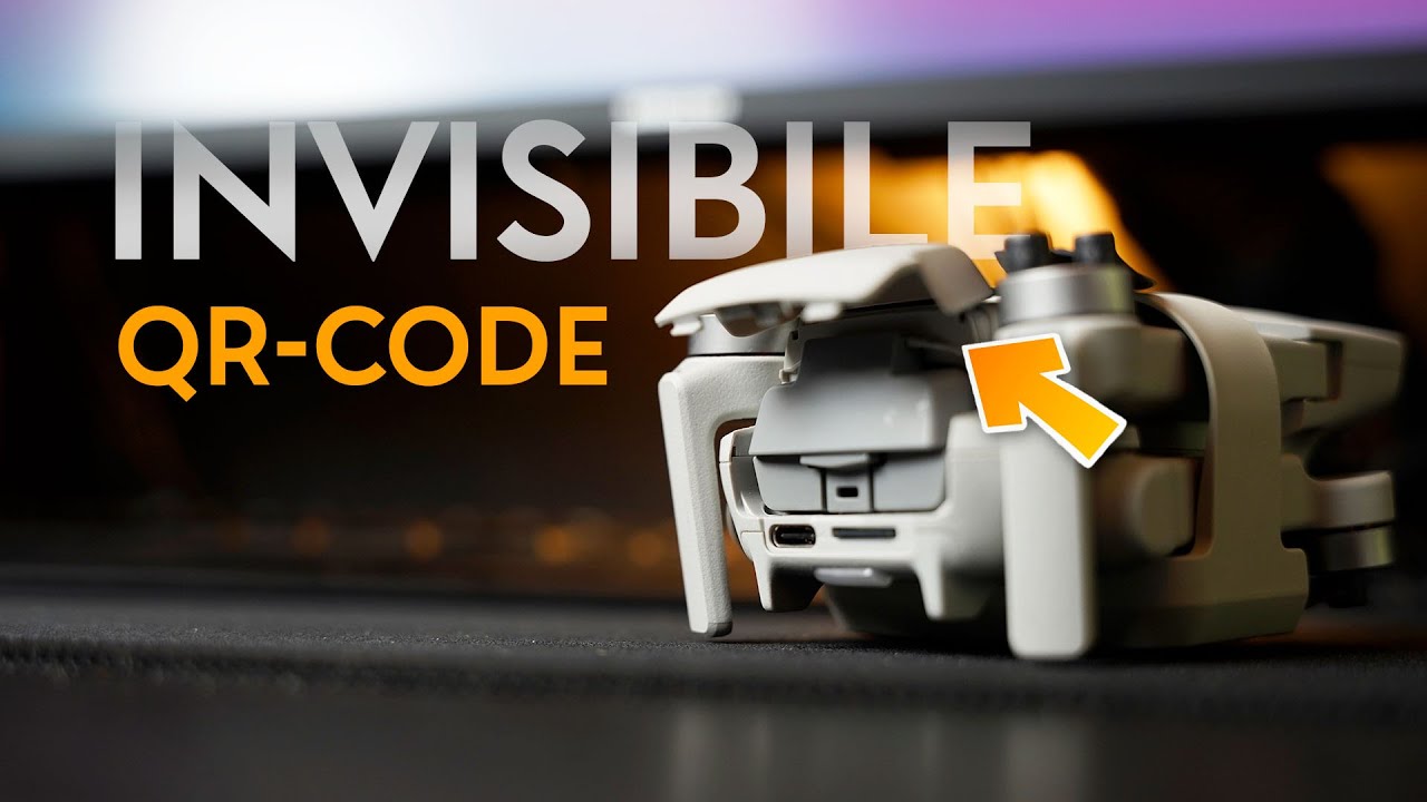DJI MINI 2 QR CODE D-FLIGHT INVISIBILE - STAMPA e POSIZIONAMENTO