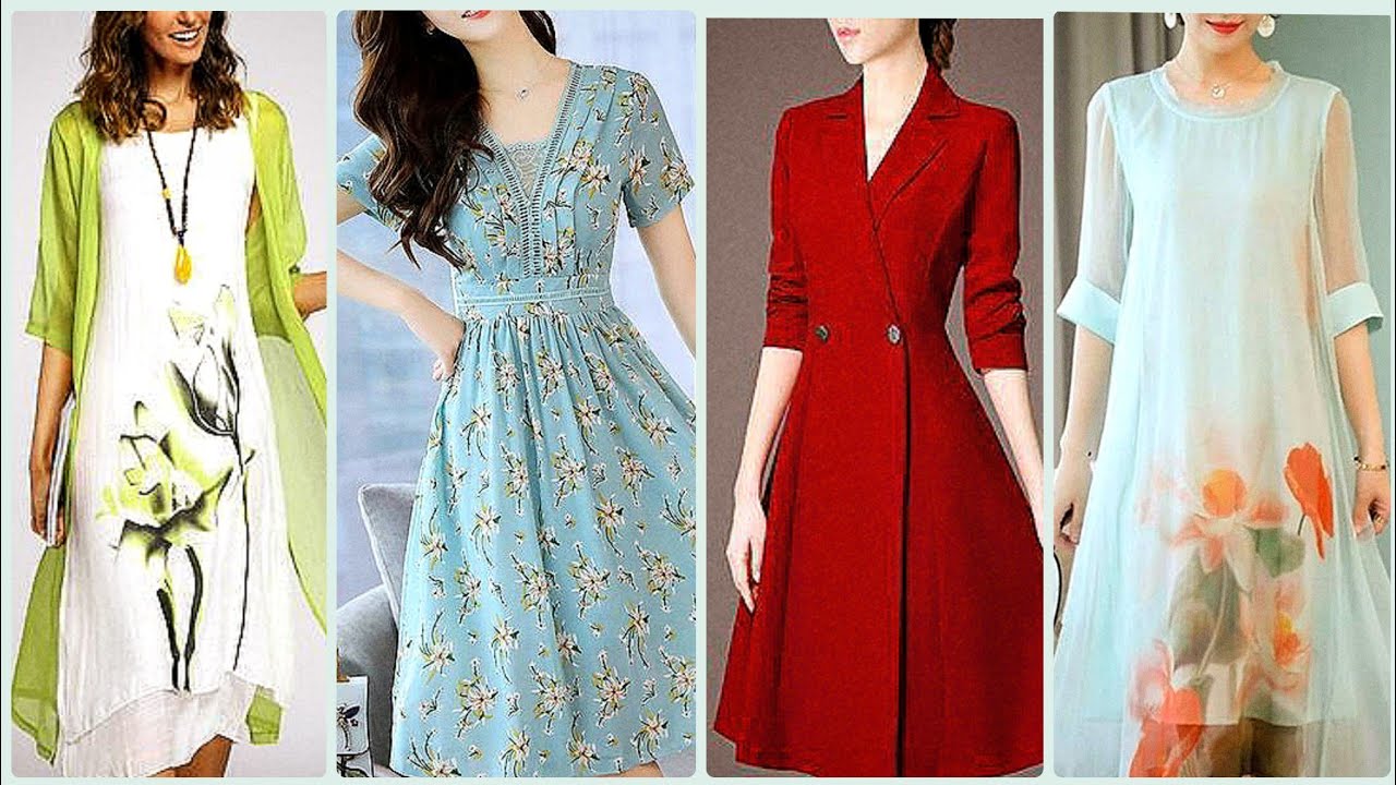 Most stylish and beautiful Vintage skater dresses/ frock style kurtis design in different design