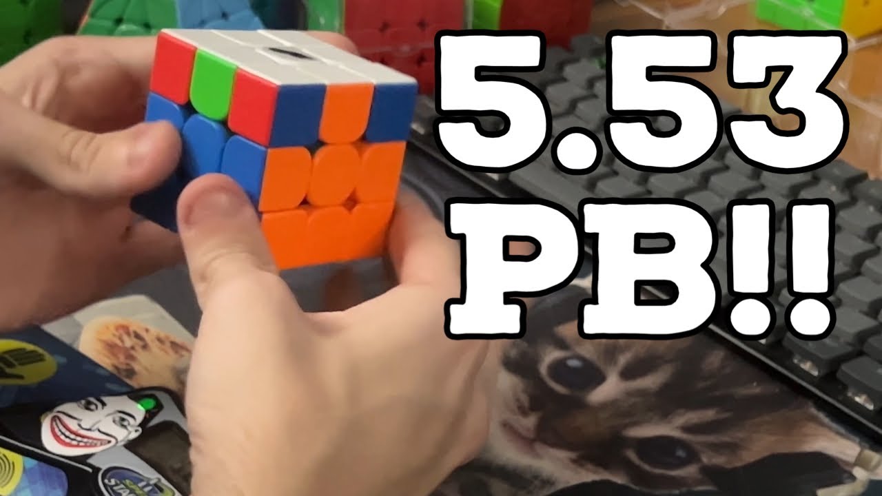 5.53 Rubik&rsquo;s Cube Average of 12 (On Cam PB)