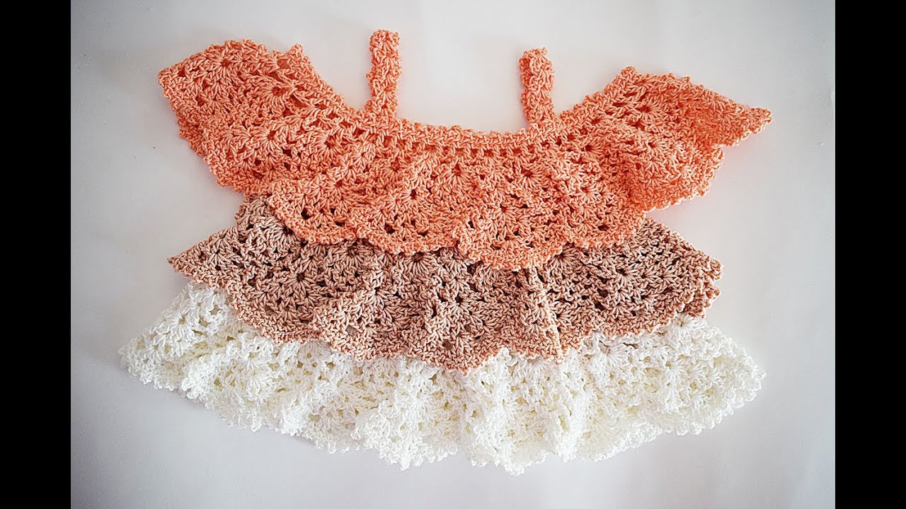 Комплект с рюшами и юбкой, связанный крючком, Majovel Crochet