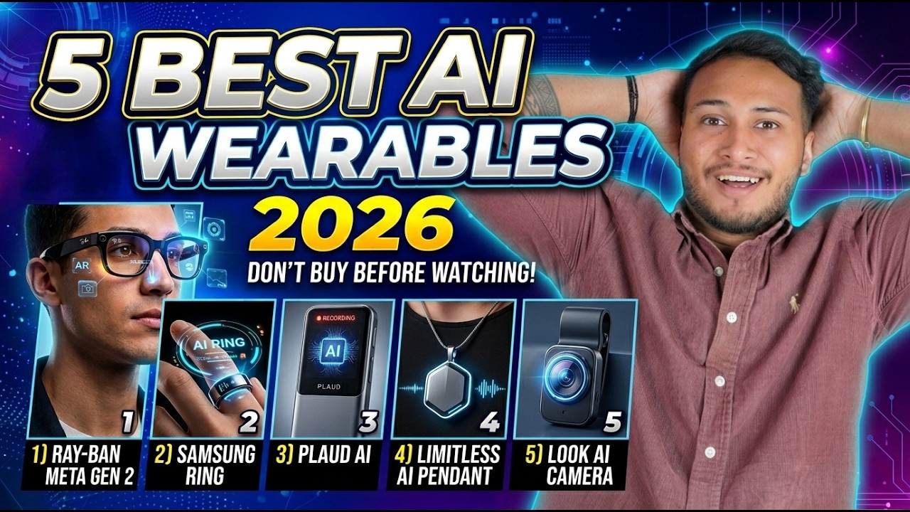 5 AI Wearables You Should Buy in 2026 🤯 (Future is Here!)
