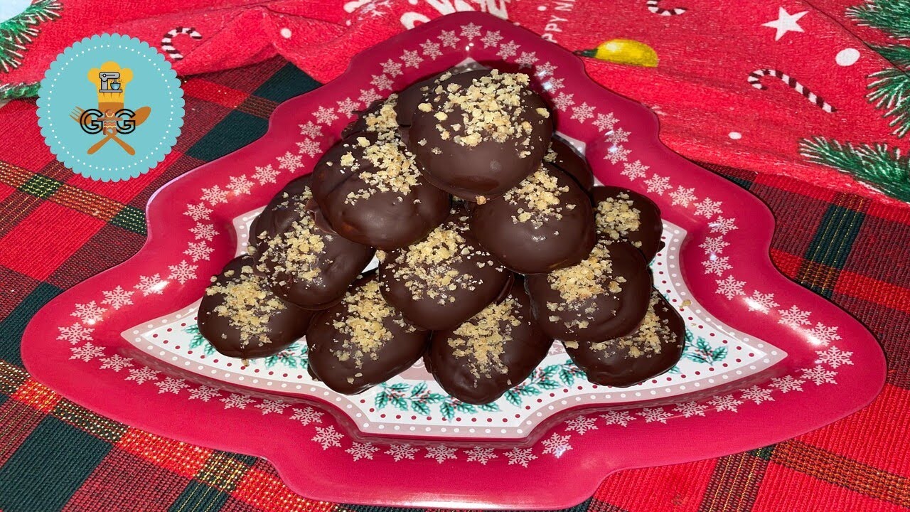 Μελομακάρονα Με Επικάλυψη Σοκολάτας / Greek Christmas Honey Cookies with Chocolate Glaze