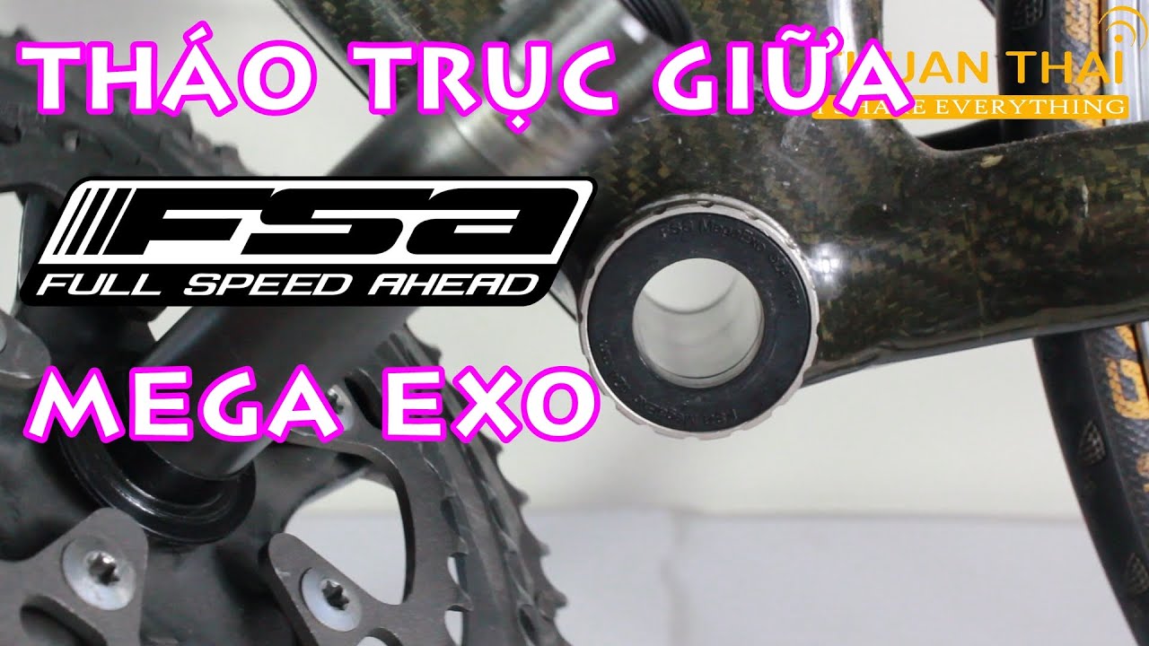 Trục giữa FSA và cách tháo, bảo dưỡng bạc đạn, thay bạc đạn