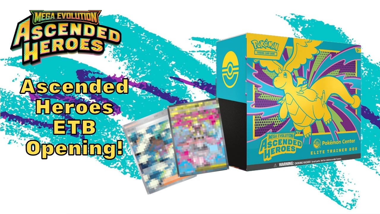 Ascended Heroes Elite Trainer Box OPENING!
