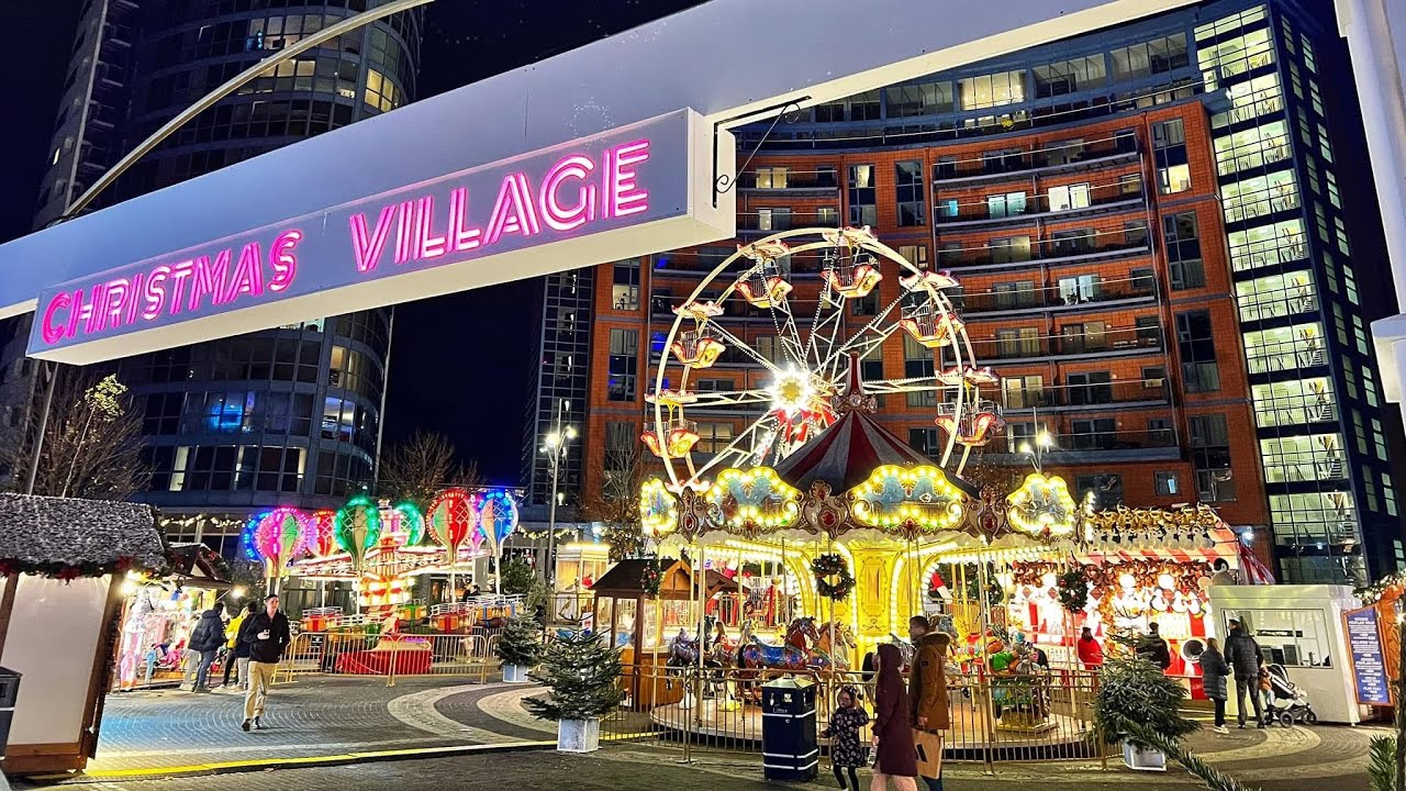 Gunwharf Quays Christmas Village | Vlog | 2024