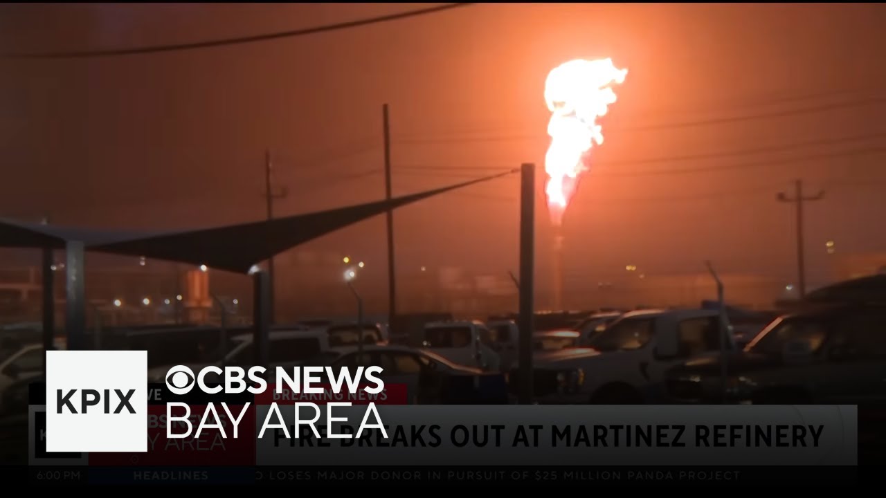 Martinez refinery fire prompts shelter-in-place for surrounding neighborhoods