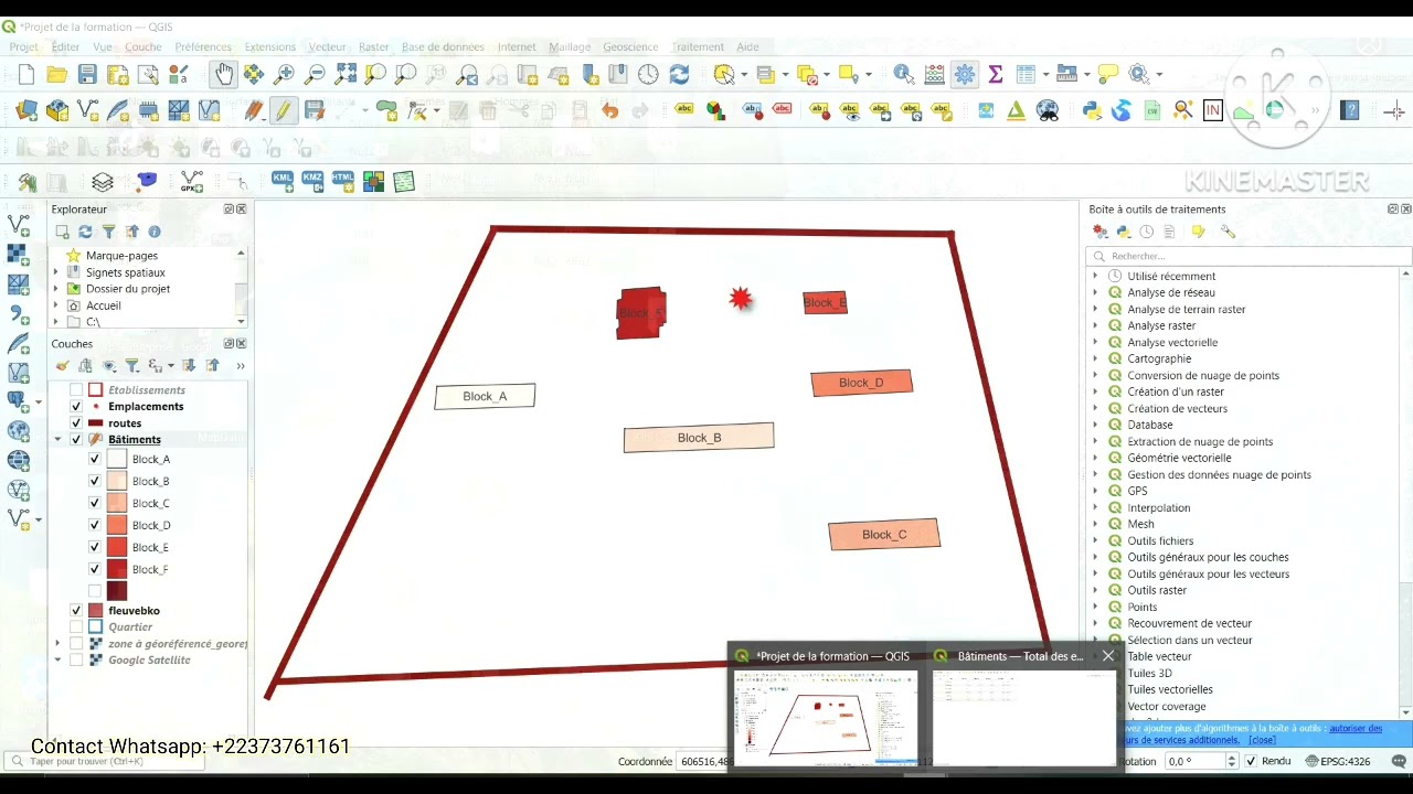 Créer et gérer une base de données dans Qgis