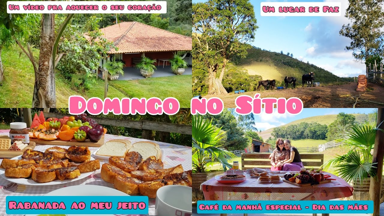 DOMINGO NO SÍTIO | FIZ RABANADA AO MEU JEITO | CAFÉ ESPECIAL PARA MINHA MÃE | MUITA PAZ | FER DINIZ