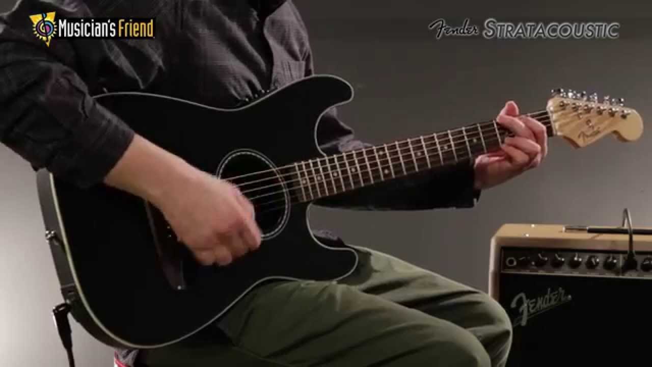 Акустическая электрогитара Fender Standard Stratacoustic