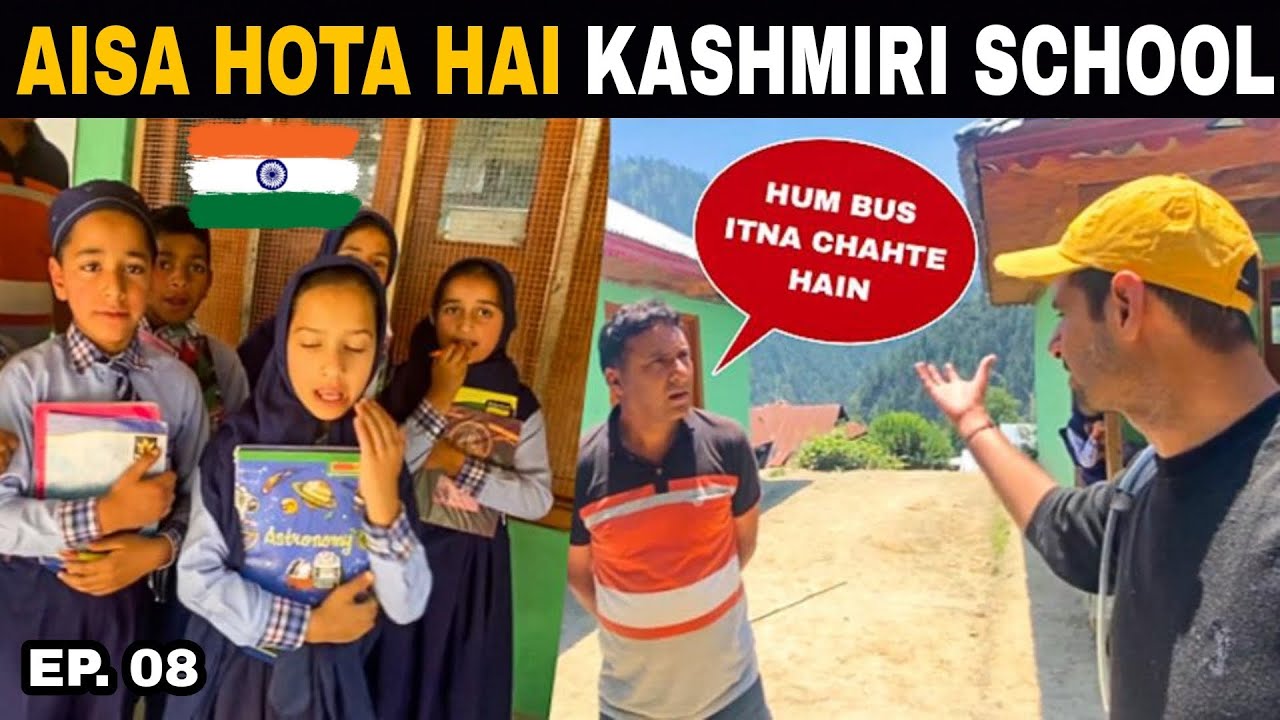 Dekho KASHMIRI Schools me ye SAB Sikhaya Jata Hai 😳 School Life Near INDIA PAKISTAN LOC | Ep. 08