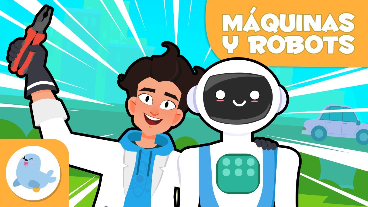 MÁQUINAS y ROBOTS para niños 🤖🛠️ ¿Qué son y en qué se diferencian? 🚲