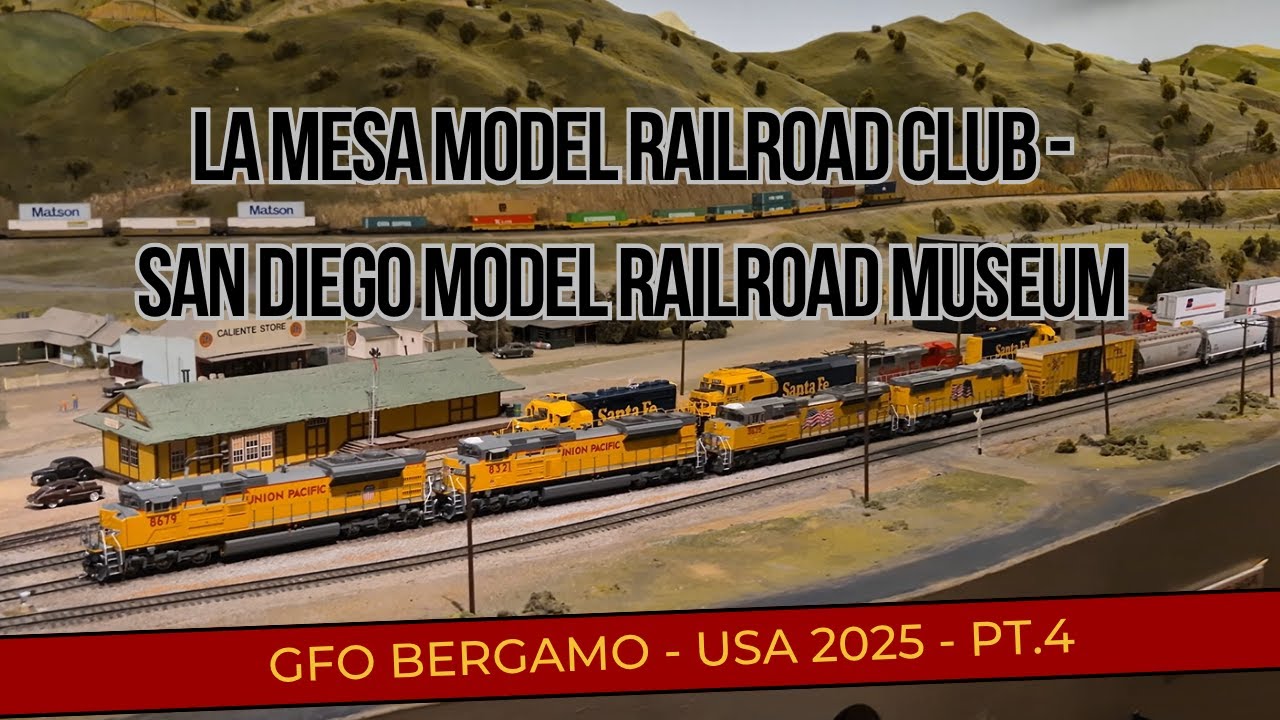 La Mesa Model Railroad Club - San Diego Model Railroad Museum - Museo ferroviario H0 USA - pt. 4