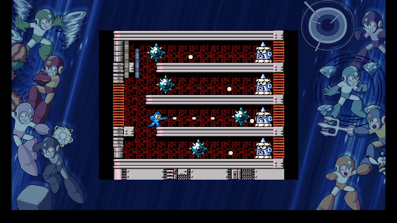Mega Man (Rockman) 9 - Spike Pushers boss - 8 bit PC