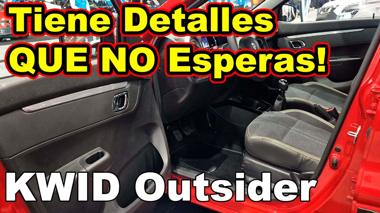 INTERIOR del KWID Outsider 2026 QUE MARCAN LA DIFERENCIA