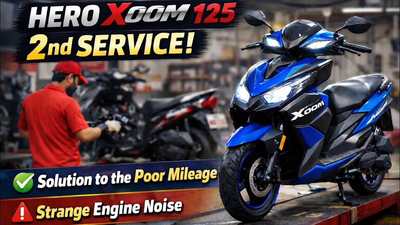 Hero Xoom 125 2nd Service | Poor Mileage, Engine Noise | Karan Magotra Vlogs