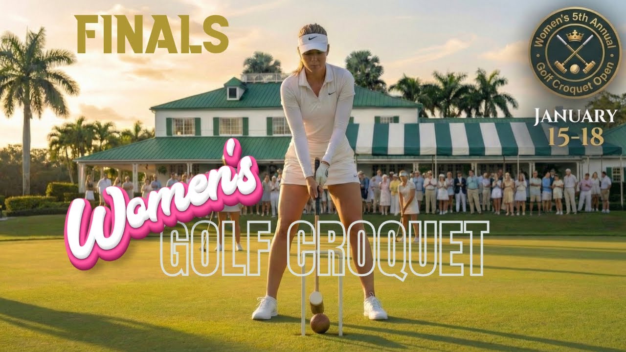WOMEN'S 5TH ANNUAL GOLF CROQUET OPEN - Finals
