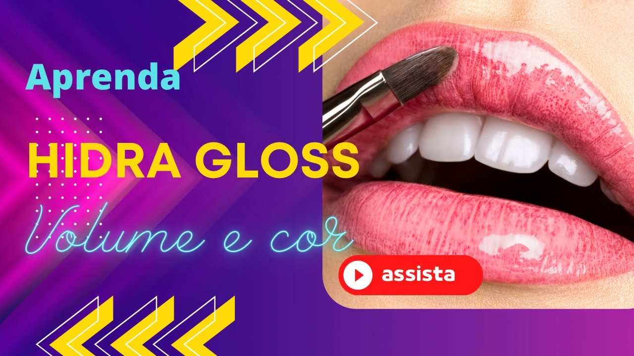 Hidra Gloss lips passo a passo