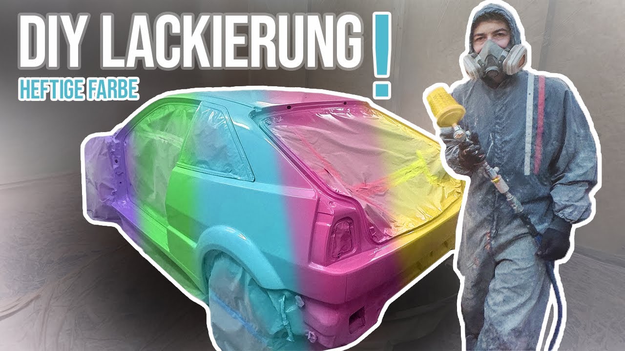 AUTO SELBST LACKIEREN! | Krasse Farbe! | VW Corrado G60 Projekt | Folge 24