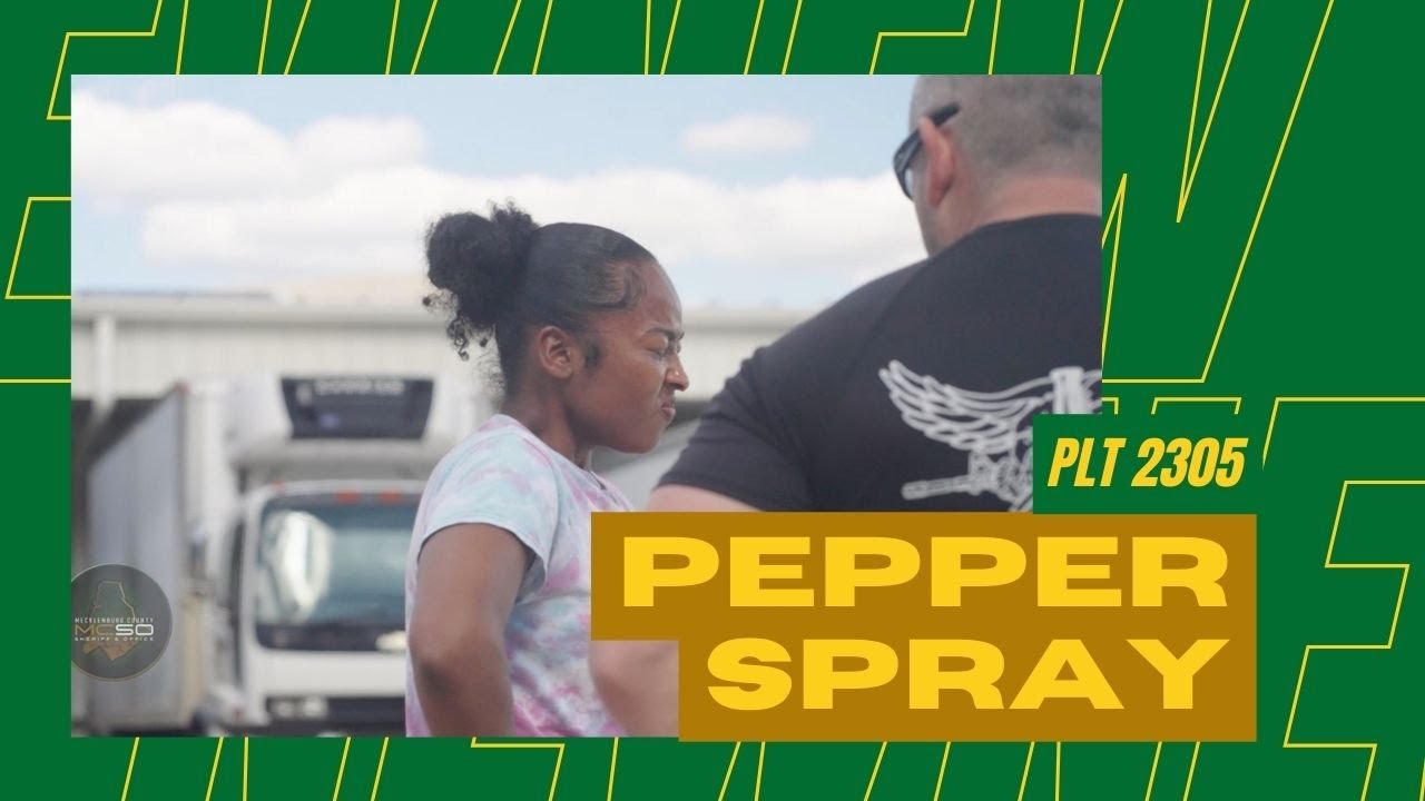 Platoon 2305 Face the Heat: OC Pepper Spray Training Unveiled
