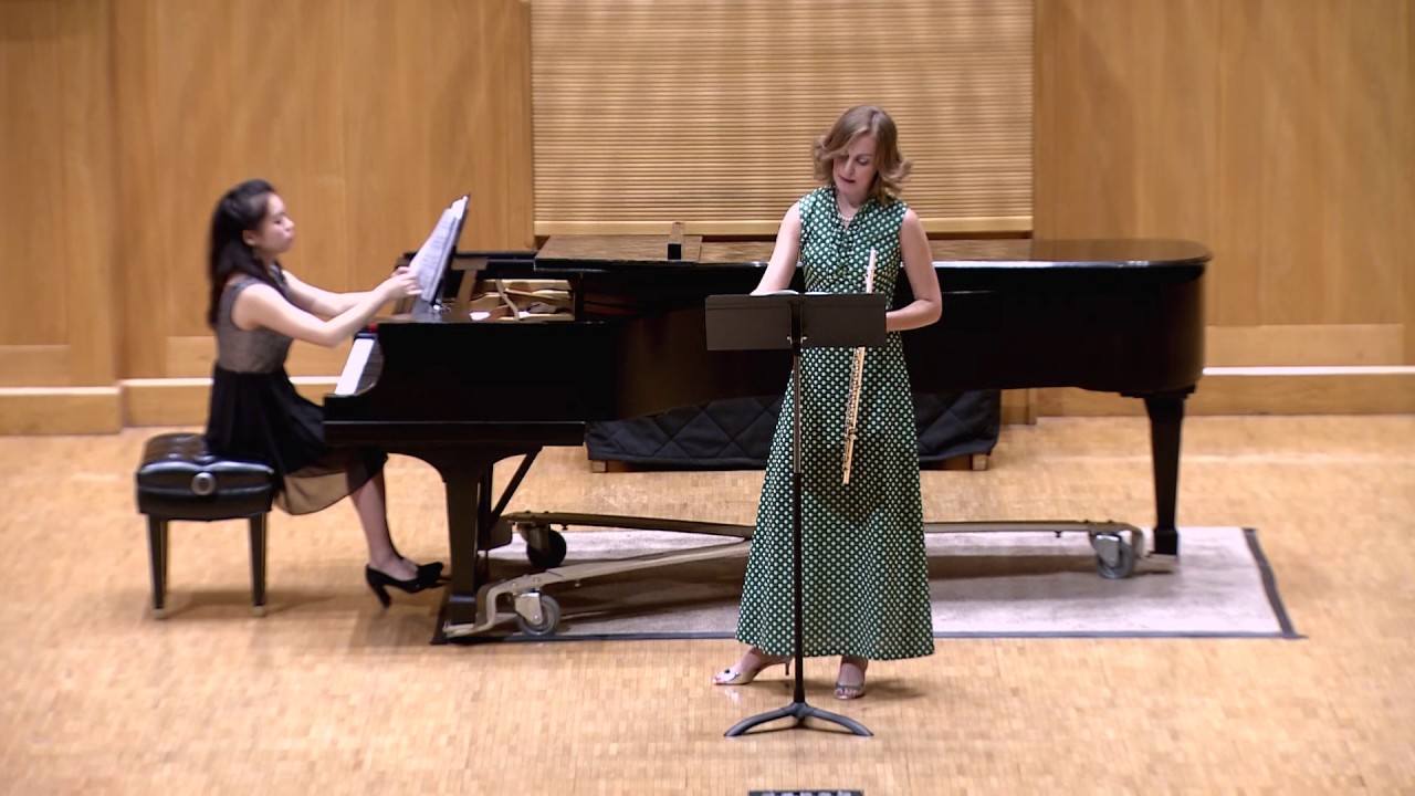 Sonata for flute and piano - Eugénie Rocherolle (b. 1939)