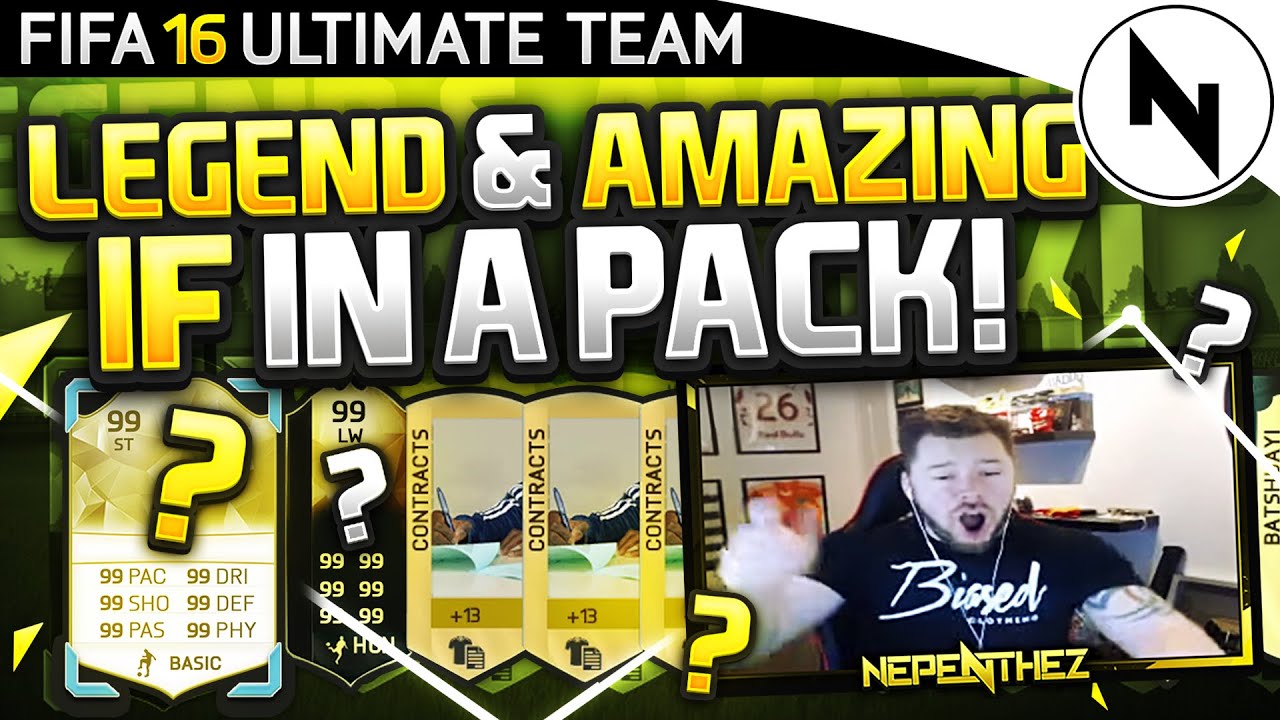 AMAZING LEGEND & IN FORM IN A PACK! - FIFA 16 Ultimate Team