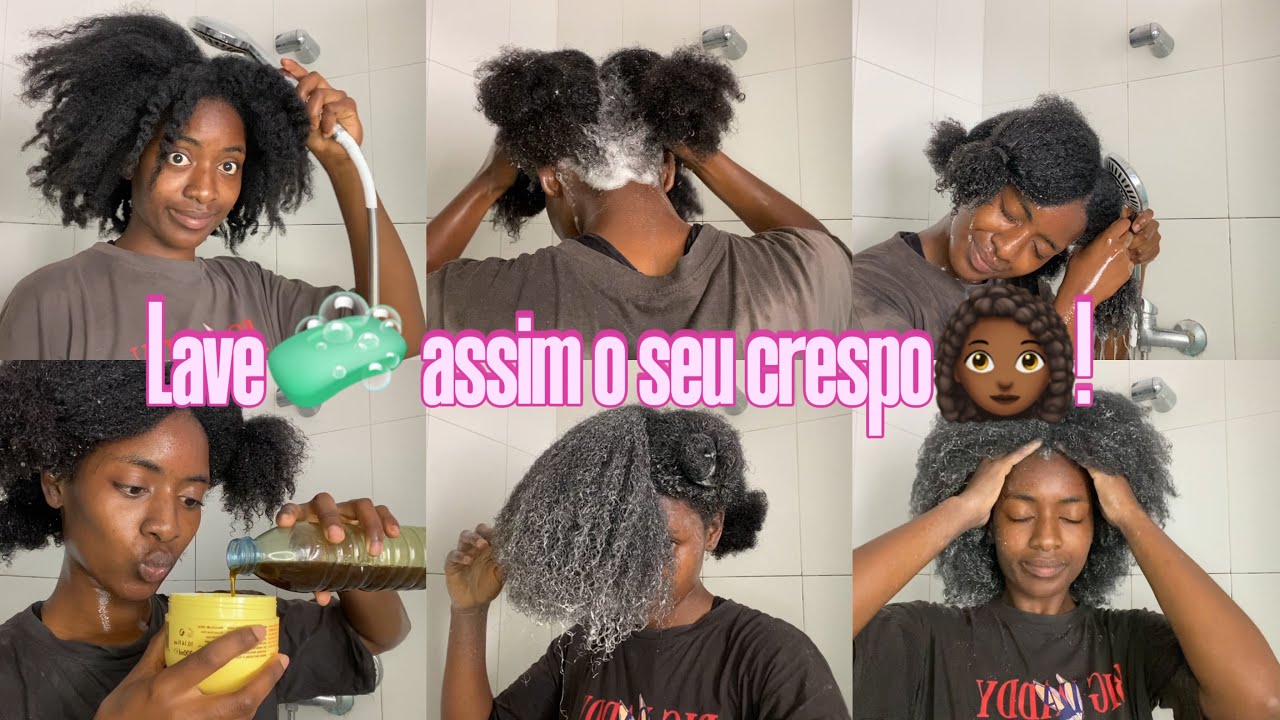 Como lavar o cabelo crespo corretamente (parte2) ?