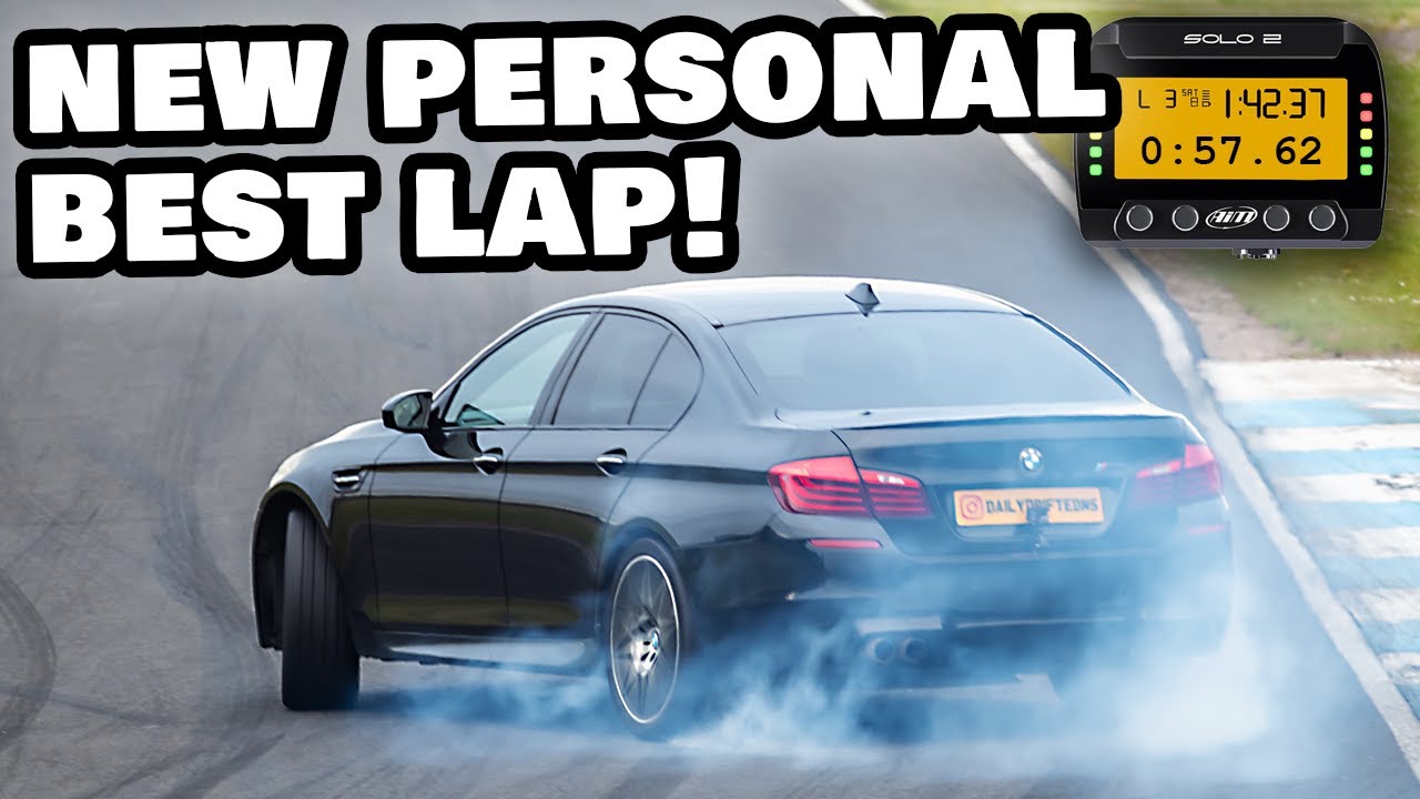 ANOTHER FASTEST LAP (57.6) at KNOCKHILL - CHASING 3x Toyota YARIS GR in F10 BMW M5  (565 BHP)