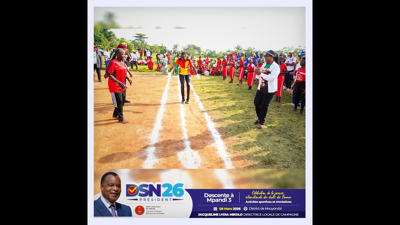 DSN26 - MPANDI  Le sport pour unir les femmes derrière DNS ! Spécial 8 Mars avec J.L. Mikolo