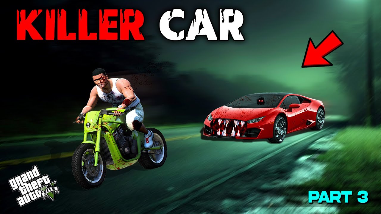 Franklin & Shinchan Found A Dangerous Cursed Killer Car In GTA 5 | Part 3