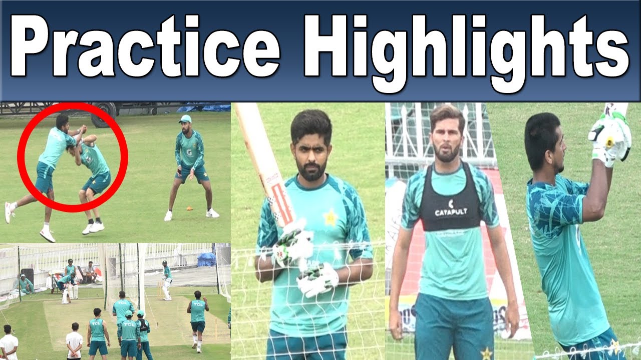 Pakistan Cricket Team Full Practice Highlights Last Day at Rawalpindi Stadium