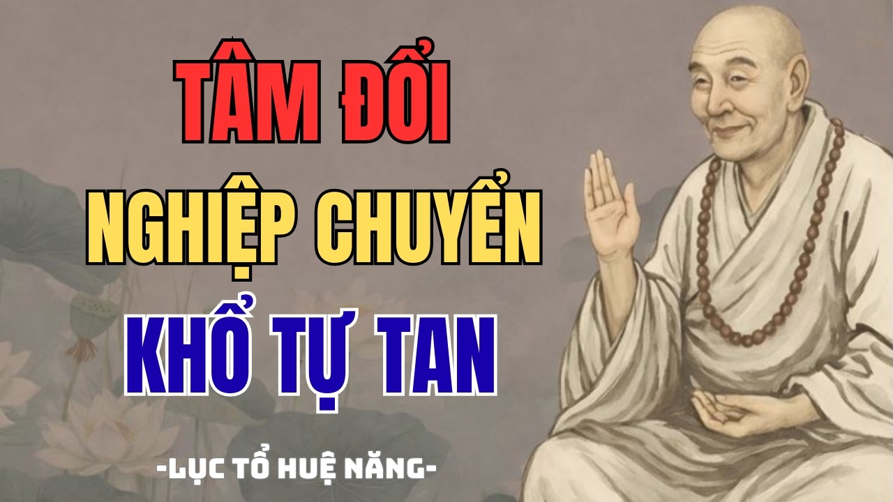 NGHIỆP CHƯỚNG TỪ TÂM MÀ RA – LỤC TỔ HUỆ NĂNG CHỈ CÁCH CHUYỂN NGHIỆP NGAY TRONG ĐỜI  | Phật Khai Tâm