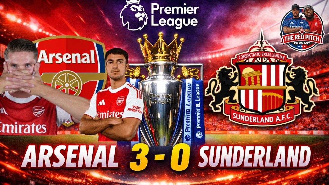 ARSENAL 1 HAND ON THE TITLE? Arsenal 3 - 0 Sunderland