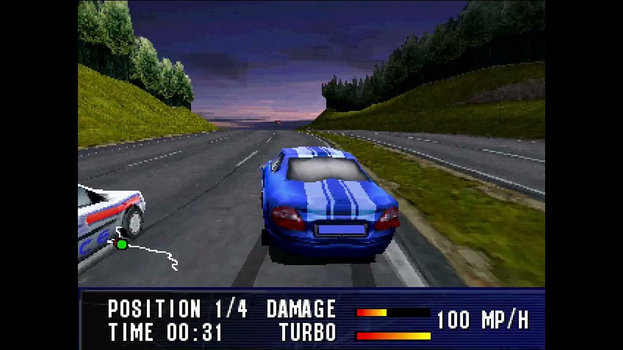 London Racer (PS1) | Race 7 | M25 South