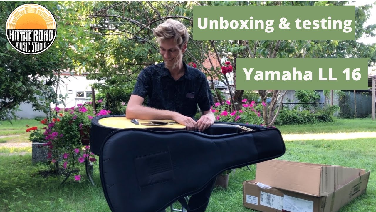 Yamaha LL-16 Unboxing & first test - Perfect for (Desert) Blues & more // Hit The Road Music