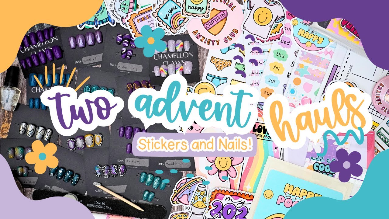Advent Calendar ✿ Oh Hello Feelings Co ✿ Chameleon Claws ✿ Stickers and Nails ✿ 2024 Advents