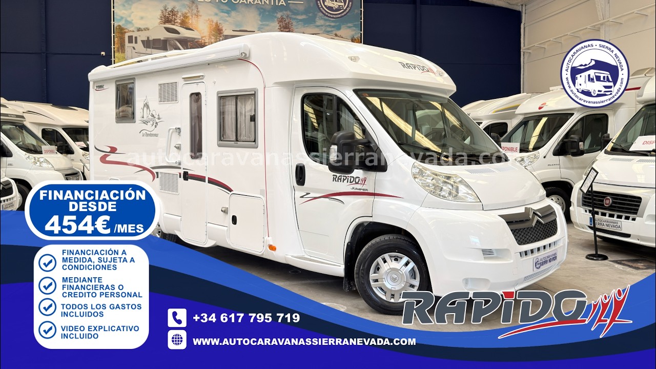A26/01 AUTOCARAVANA PERFILADA RAPIDO 7086