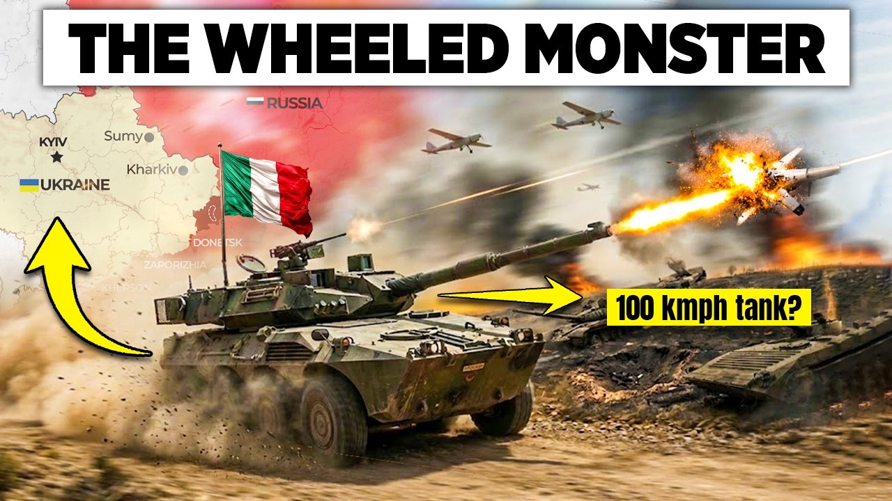 Centauro B1 in Action: Italy's Wheeled Monster Proves UNSTOPPABLE on Ukrainian Front!