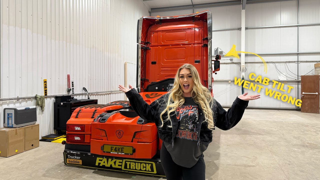 Engine rebuild complete - CAB TILT FAIL! @Fake Truck