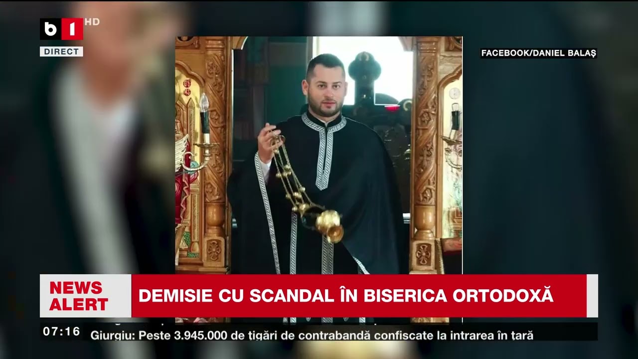 SPOVEDANIA UNUI PREOT, AȘTERNUTĂ PE FOI. UN PREOT CATERISIT FACE ACUZAȚII GRAVE_Știri B1TV_20 iulie