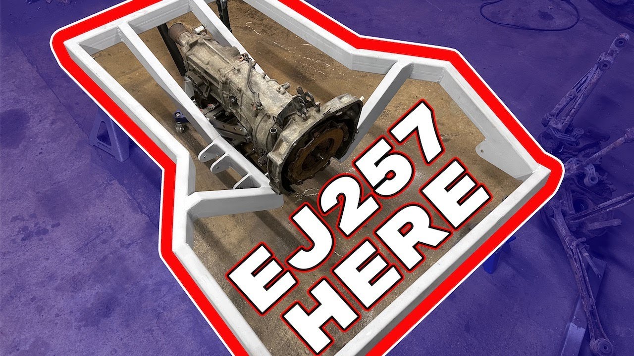 Mid-engine Subaru GC8 STI back-half frame fabrication // Part 2 #kevinmorales #midenginesubaru