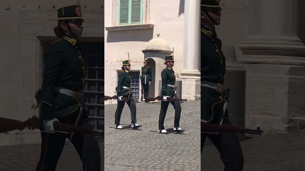 Guardia finanza allievi marescialli cambio guardia al Quirinale #guardiadifinanza #quirinale