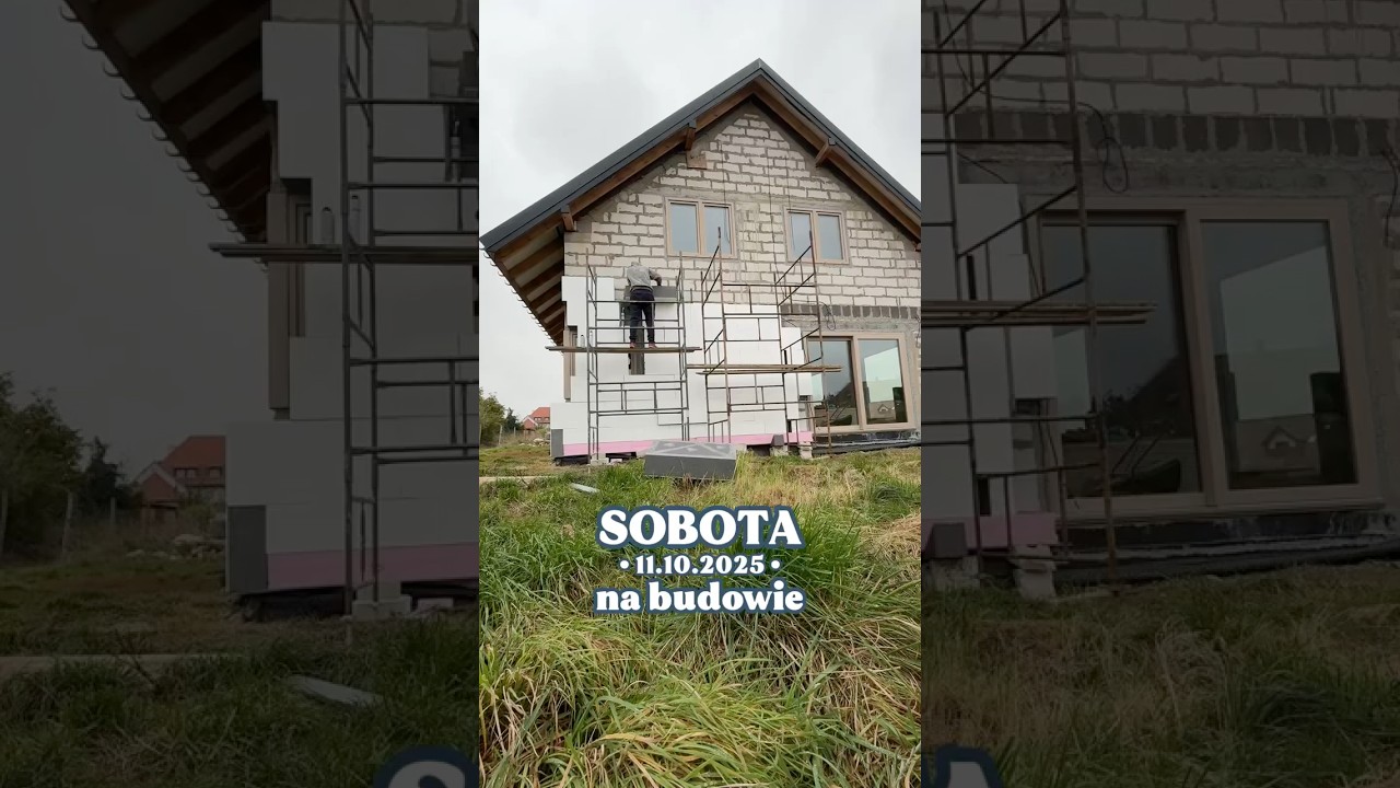 Sobota na budowie, ocieplenie domu 