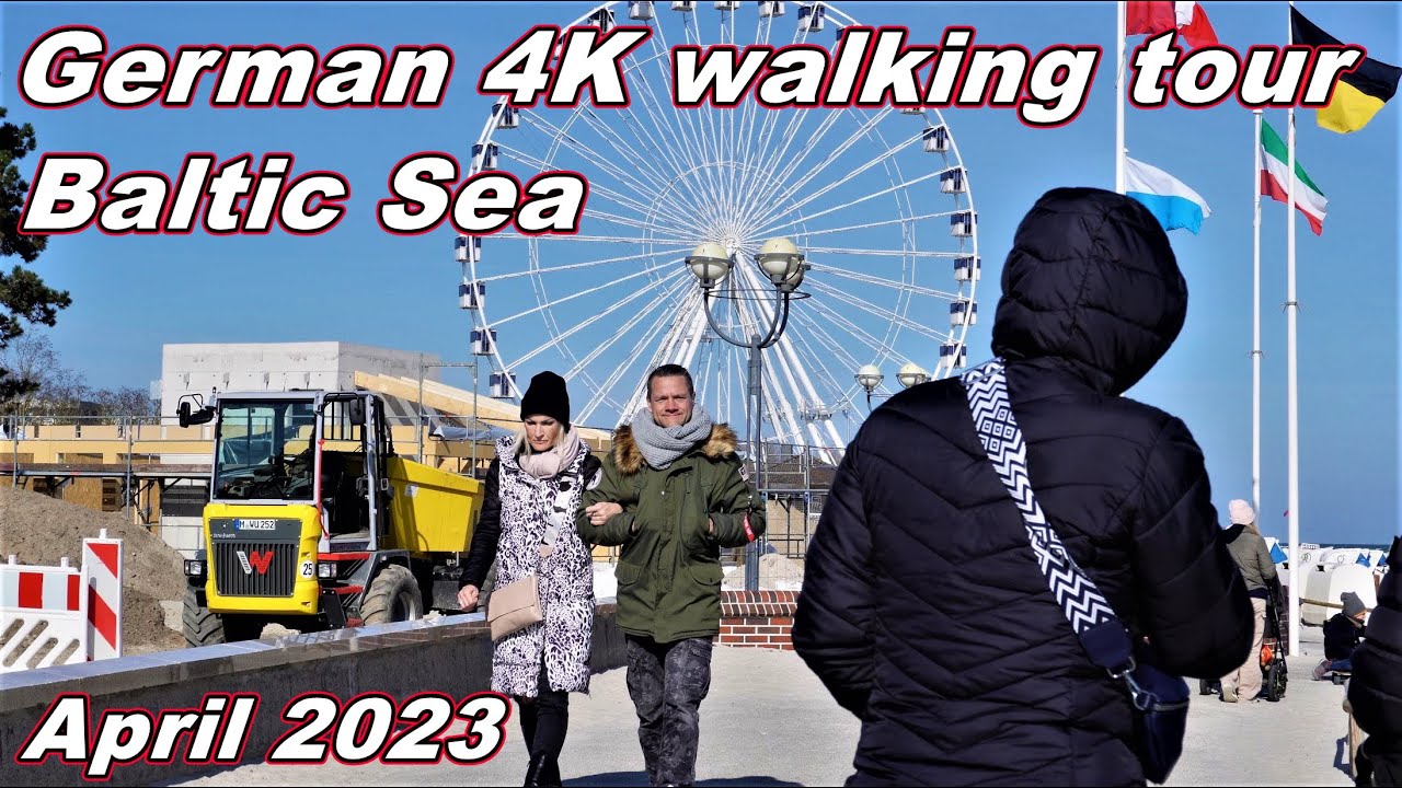 Grömitz walking tour in april 2023